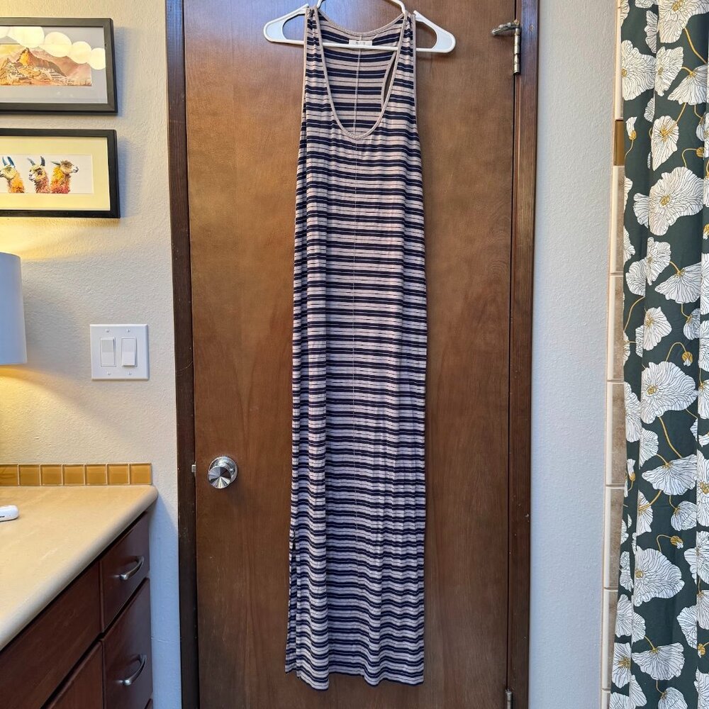 Madewell Racerback Striped Maxi Dress